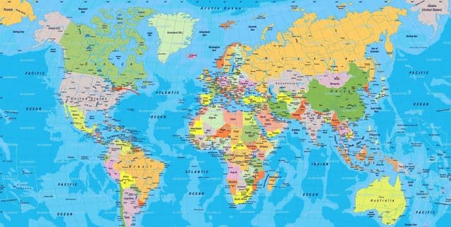 Localização de Toronto no mapa mundial